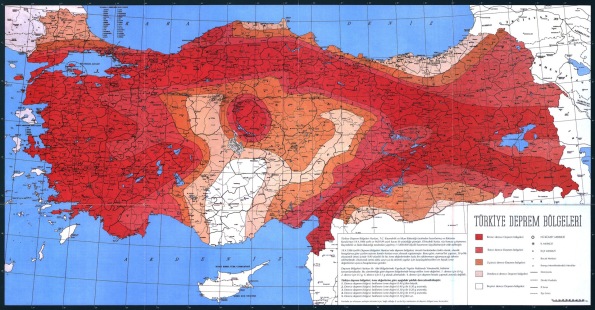 türkiye deprem haritasi