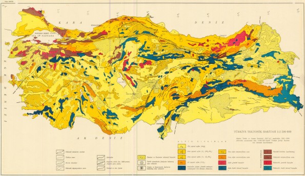 türkiye tektonik haritasi