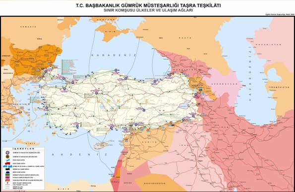 turkiye gumruk haritasi