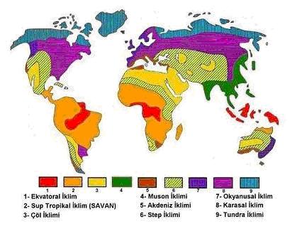 iklim haritasi